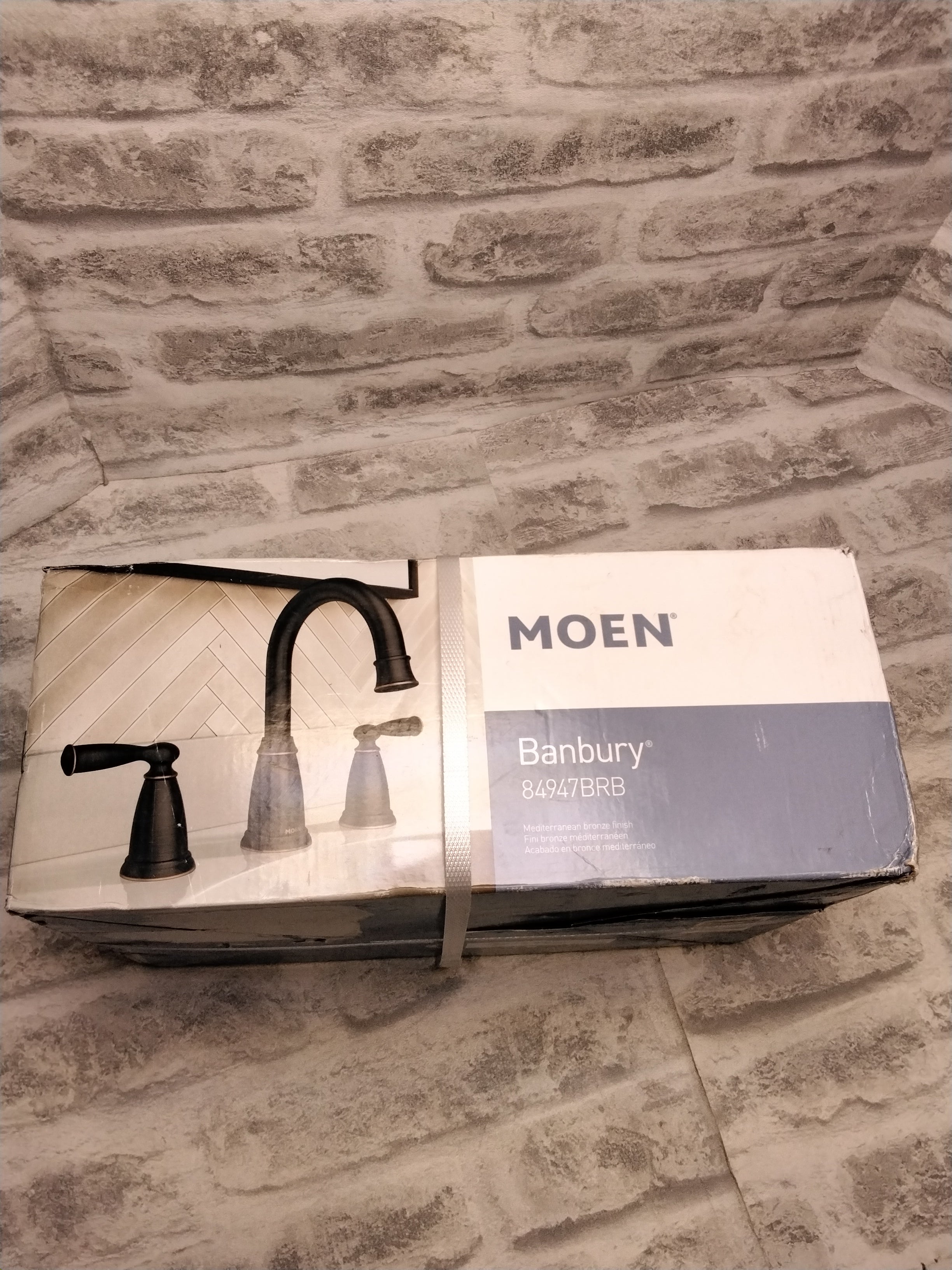 MOEN Banbury 8 in. Widespread Double Handle High-Arc Bathroom Faucet (7643262157038)
